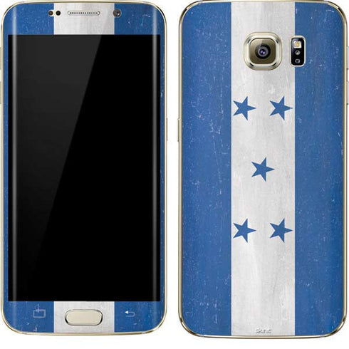 Honduras Flag Distressed Galaxy S7 Edge Skin